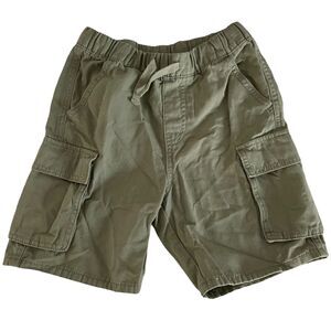 H&M Kids Cargo Shorts Khaki green SZ 6 Y
